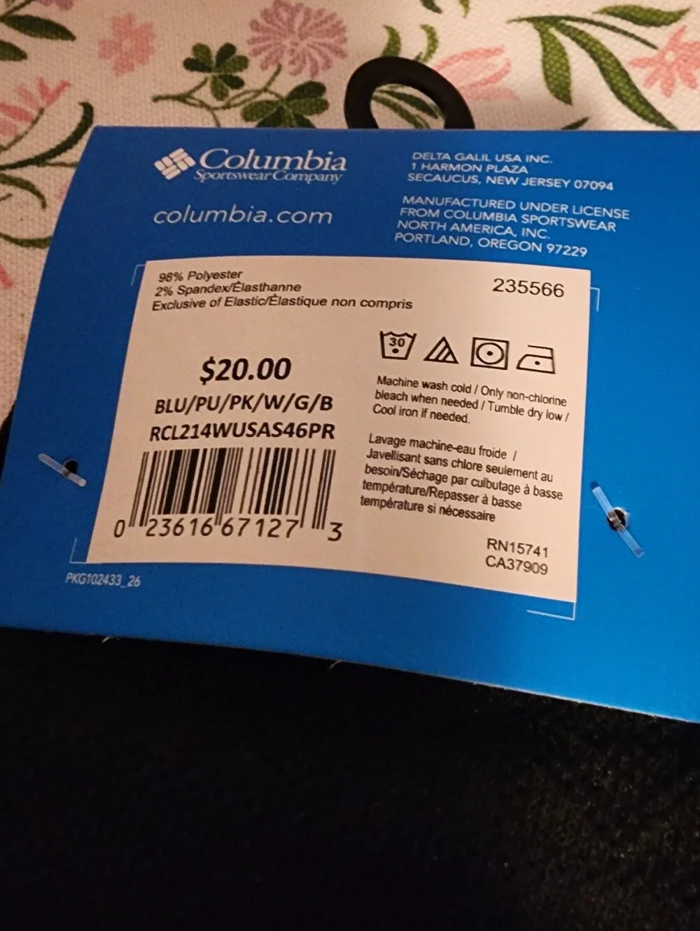 Columbia Socks
